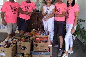 Voluntários entregam 350kg de alimentos e dinheiro arrecadados no 41º Pedal Integração
