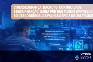 Cibersegurança – Backups, continuidade e recuperação, saiba porque muitas empresas só descobrem suas falhas depois de um ataque