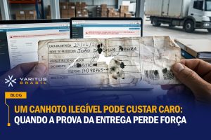 Um canhoto ilegível pode custar caro: quando a prova da entrega perde força